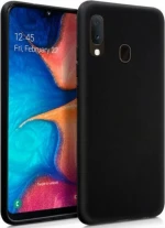 Matt Back Cover Μαύρο (Galaxy A20e)