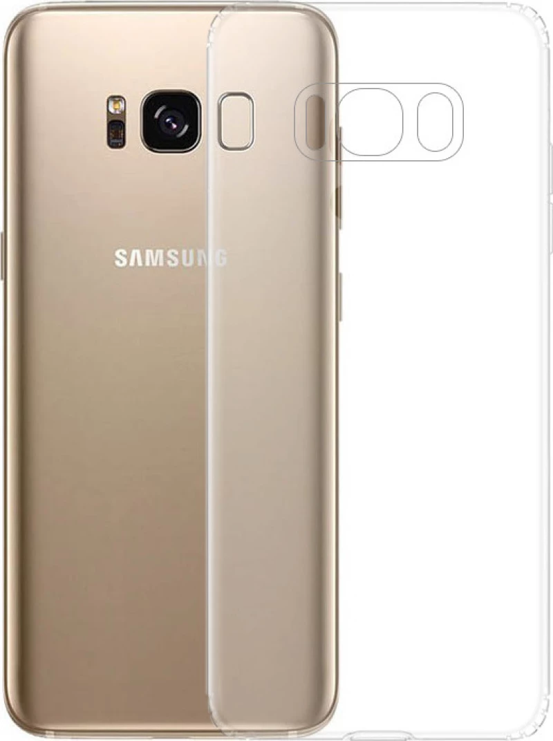 Back Cover Σιλικόνης Διάφανο (Galaxy S8+)