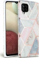 Tech-Protect Marble Back Cover Σιλικόνης Ροζ (Galaxy A12)