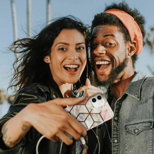 Tech-Protect Marble Back Cover Σιλικόνης Ροζ (Galaxy A12)