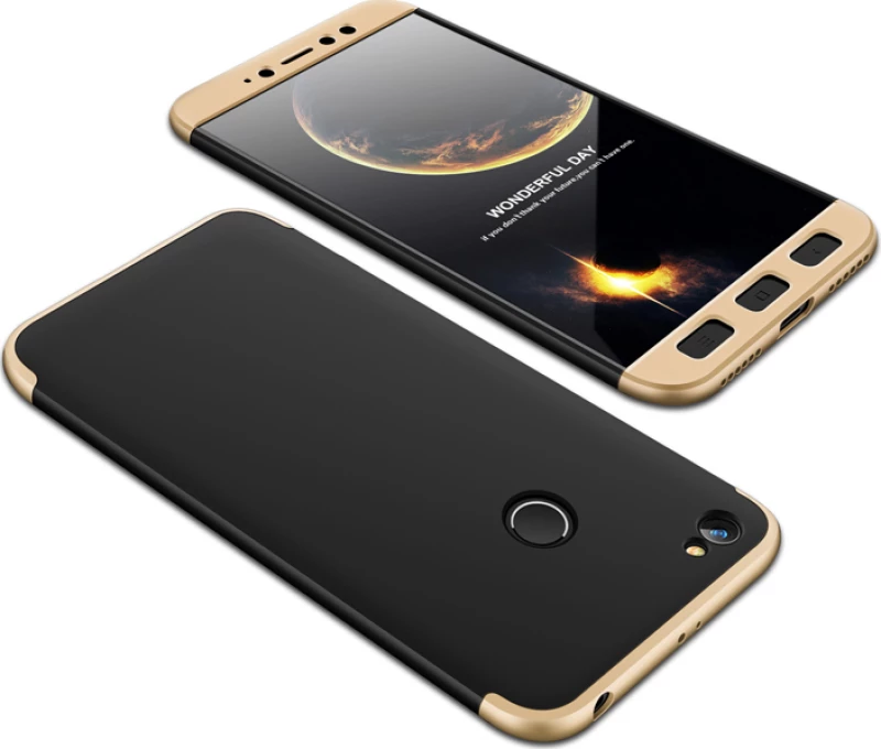 360 Full Cover Μαύρο/Μπεζ (Xiaomi Redmi Note 5a Prime)