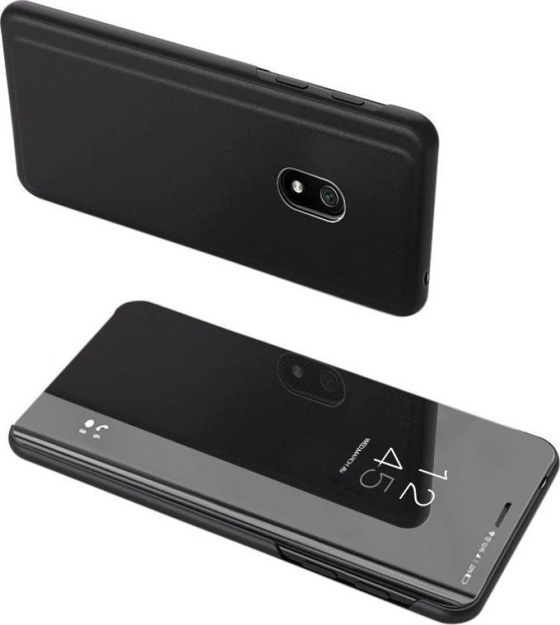 Clear View Book Μαύρο (Redmi 8A)