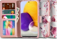 Tech-Protect Wallet Δερματίνης Floral Rose (Galaxy A72)