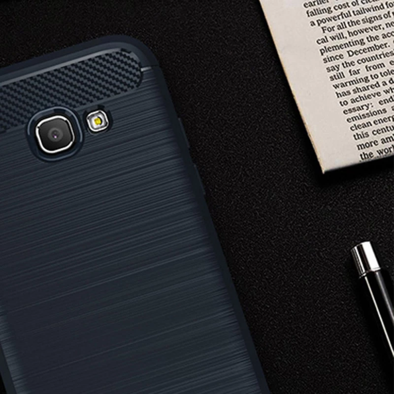 Brushed TPU Carbon Μπλε (Galaxy A3 2017)