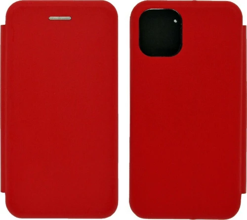 Ancus Magnetic Curve Book Δερματίνης Κόκκινο (iPhone 12 mini)