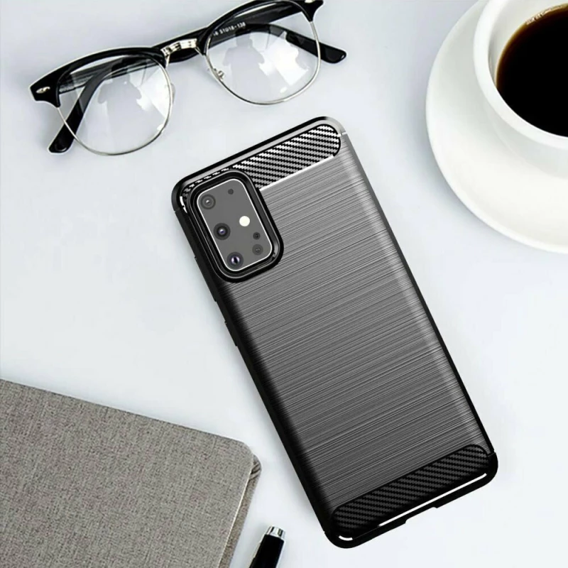 Brushed Carbon Case Μαύρο (Galaxy S20)