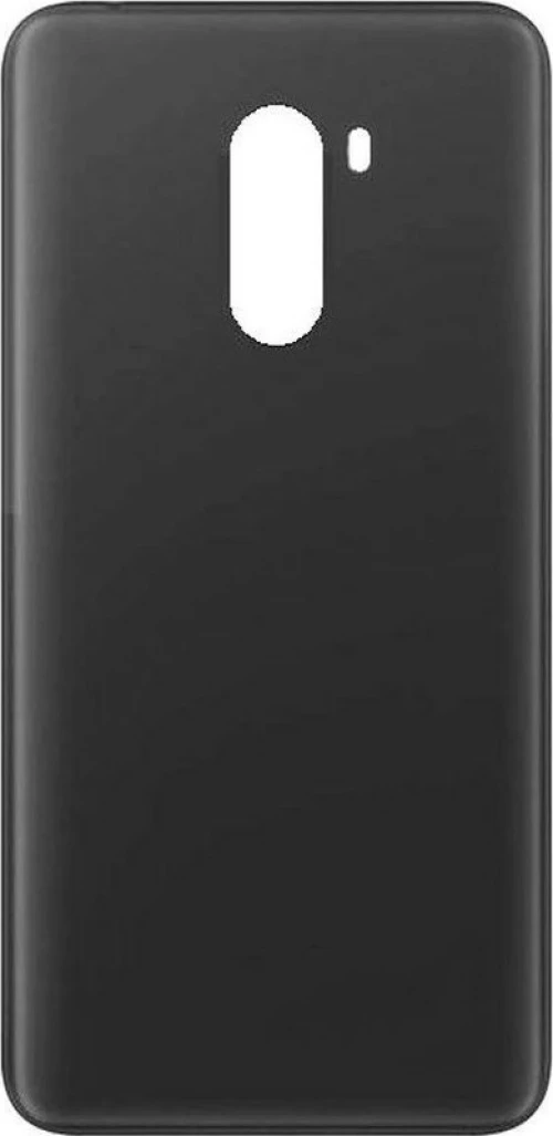 Back Cover Σιλικόνης Μαύρο (Pocophone F1)