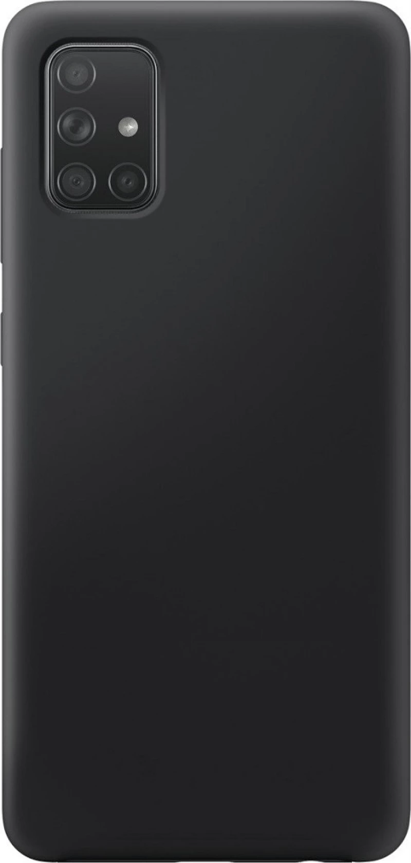 Back Cover Σιλικόνης Μαύρο (Galaxy A71)