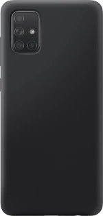 Back Cover Σιλικόνης Μαύρο (Galaxy A71)