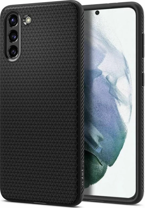 Spigen Liquid Air Back Cover Σιλικόνης Μαύρο (Galaxy S21 5G)