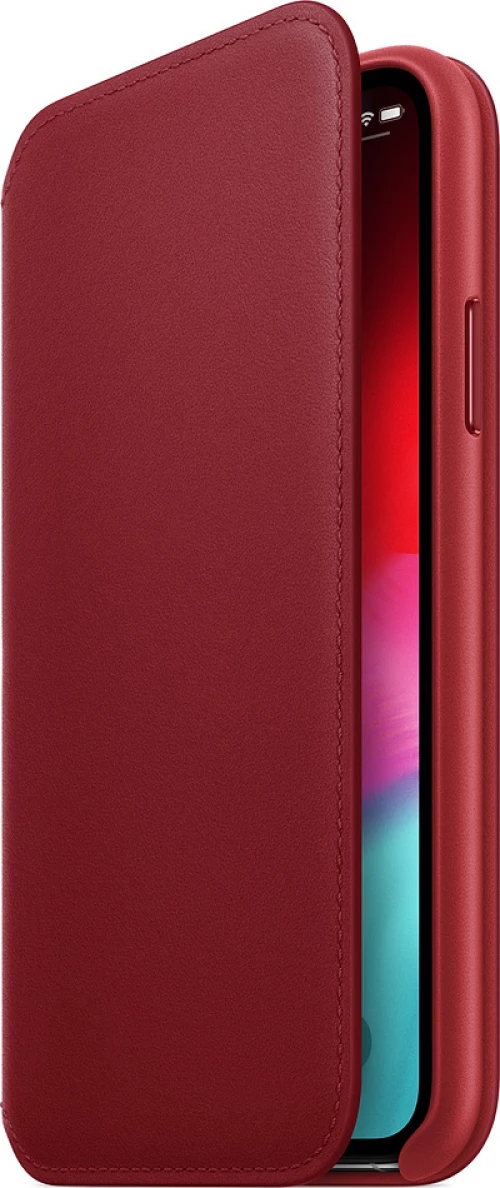 Apple Leather Folio Red (iPhone Xs)