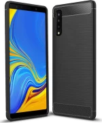 Brushed Carbon Μαύρο (Galaxy A7 2018)