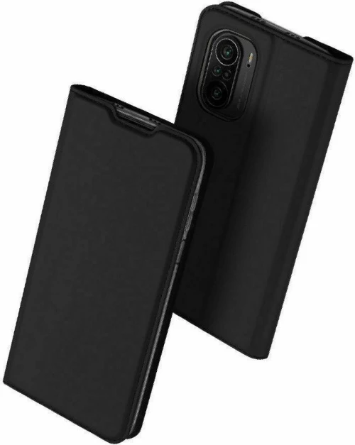 Dux Ducis Skin Pro Book Δερματίνης Μαύρο (Poco F3)