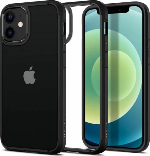Spigen Ultra Hybrid Back Cover Πλαστικό Matte Black (iPhone 12 mini)