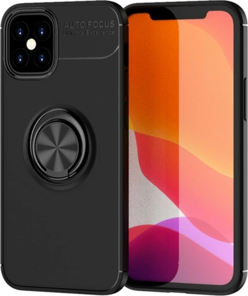Ancus Autofocus Shockproof Back Cover Πλαστική Μαύρο (iPhone 12 mini)