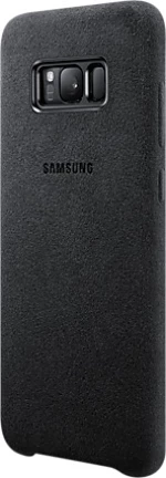 Samsung Alcantara Cover Μαύρο (Galaxy S8+)