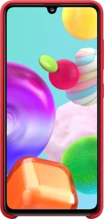 Samsung Silicone Cover Κόκκινο (Galaxy A41)