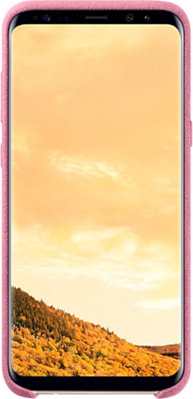 Samsung Alcantara Cover Ροζ (Galaxy S8+)