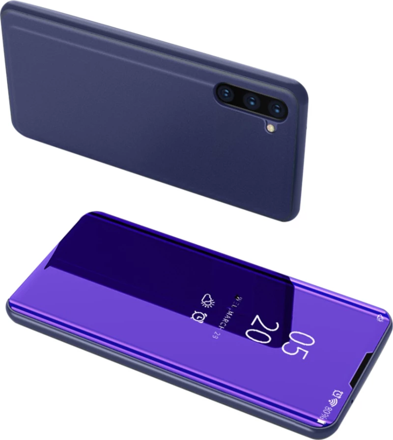 Clear View Book Μπλε (Galaxy Note 10)