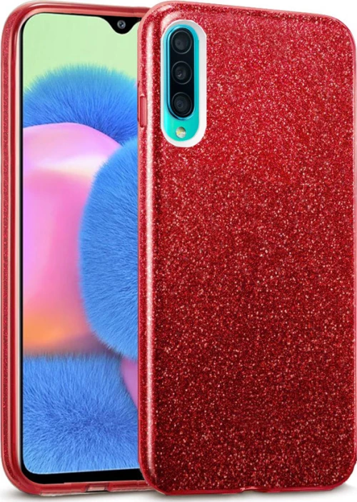 Hybrid Strass Full Red Case Galaxy A30s
