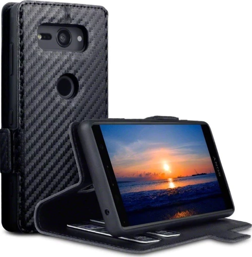 Terrapin Low Profile Wallet Carbon Fibre Μαύρο (Xperia XZ2 Compact)