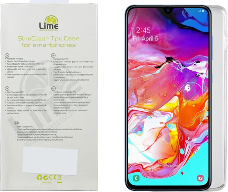 Lime Back Cover Διάφανο (Galaxy A70)