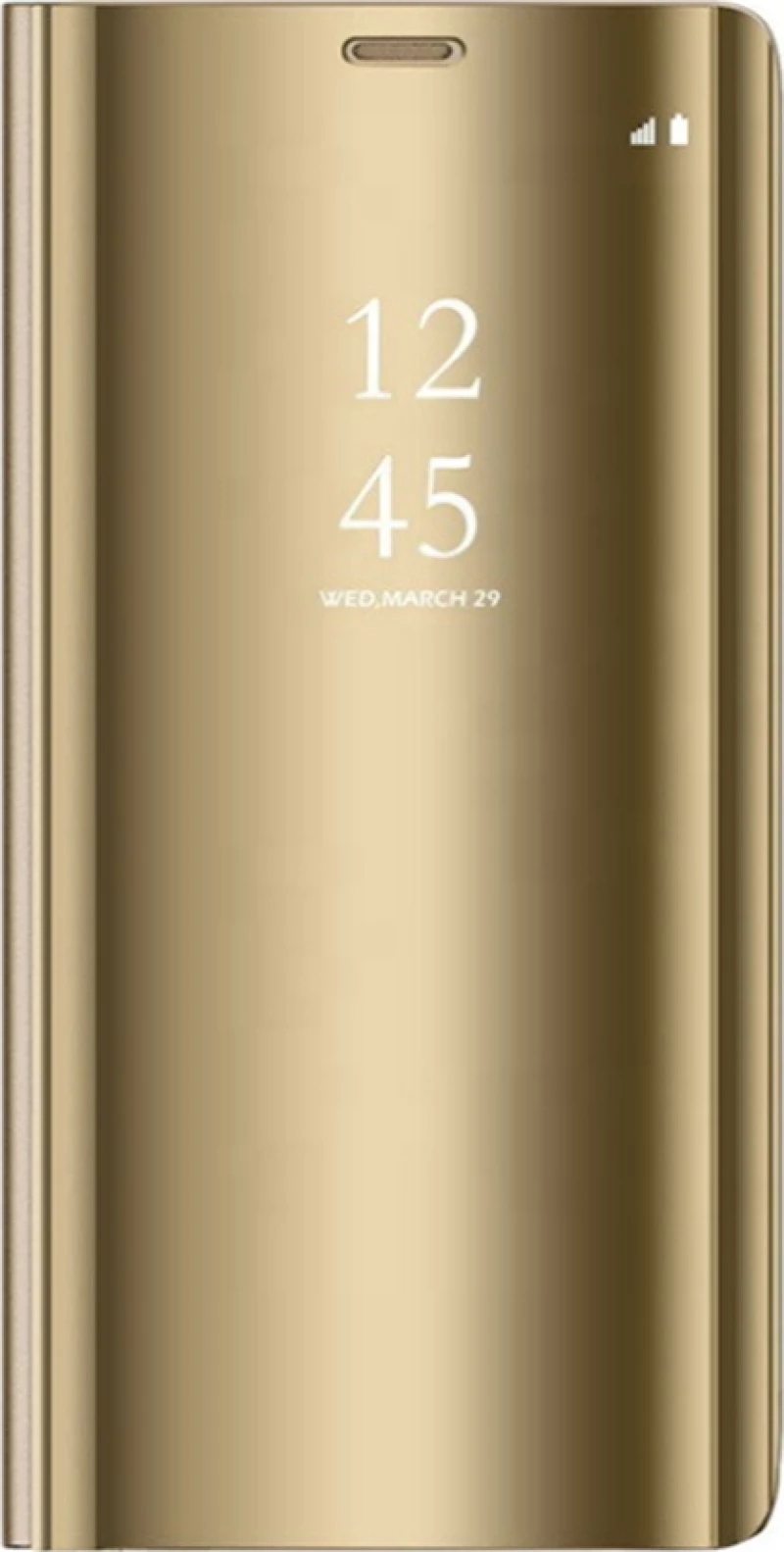 Clear View Book Χρυσό (Galaxy A41)