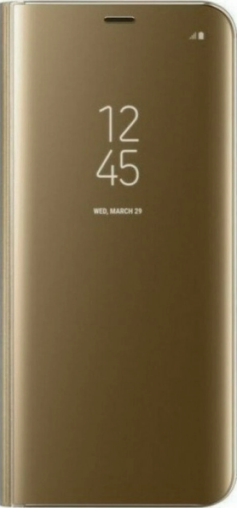 Clear View Book Χρυσό (Galaxy A41)