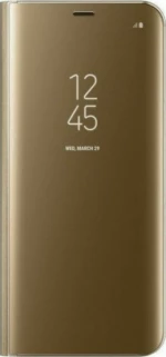 Clear View Book Χρυσό (Galaxy A41)