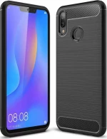 Carbon Brushed Μαύρο (Huawei P Smart+)