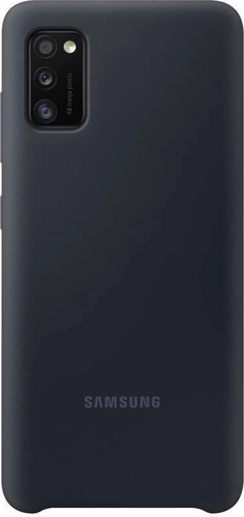 Samsung Silicone Cover Μαύρο (Galaxy A41)