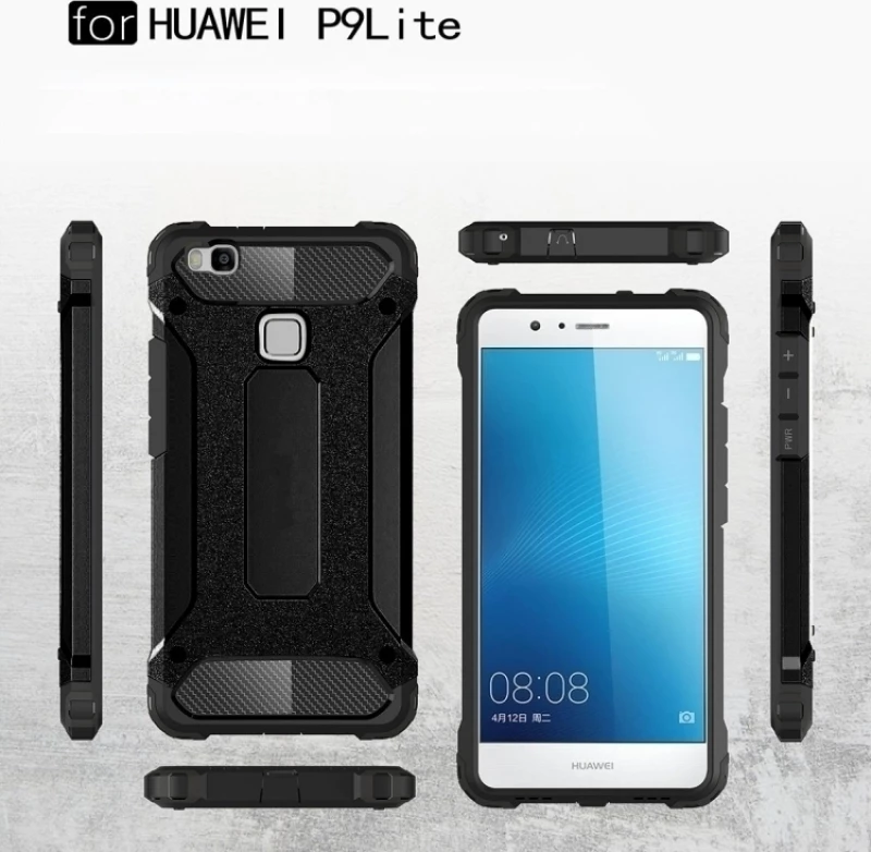 Armor Back Cover Black (Huawei P9 Lite)
