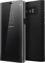 Clear View Book Μαύρο (Galaxy S10)