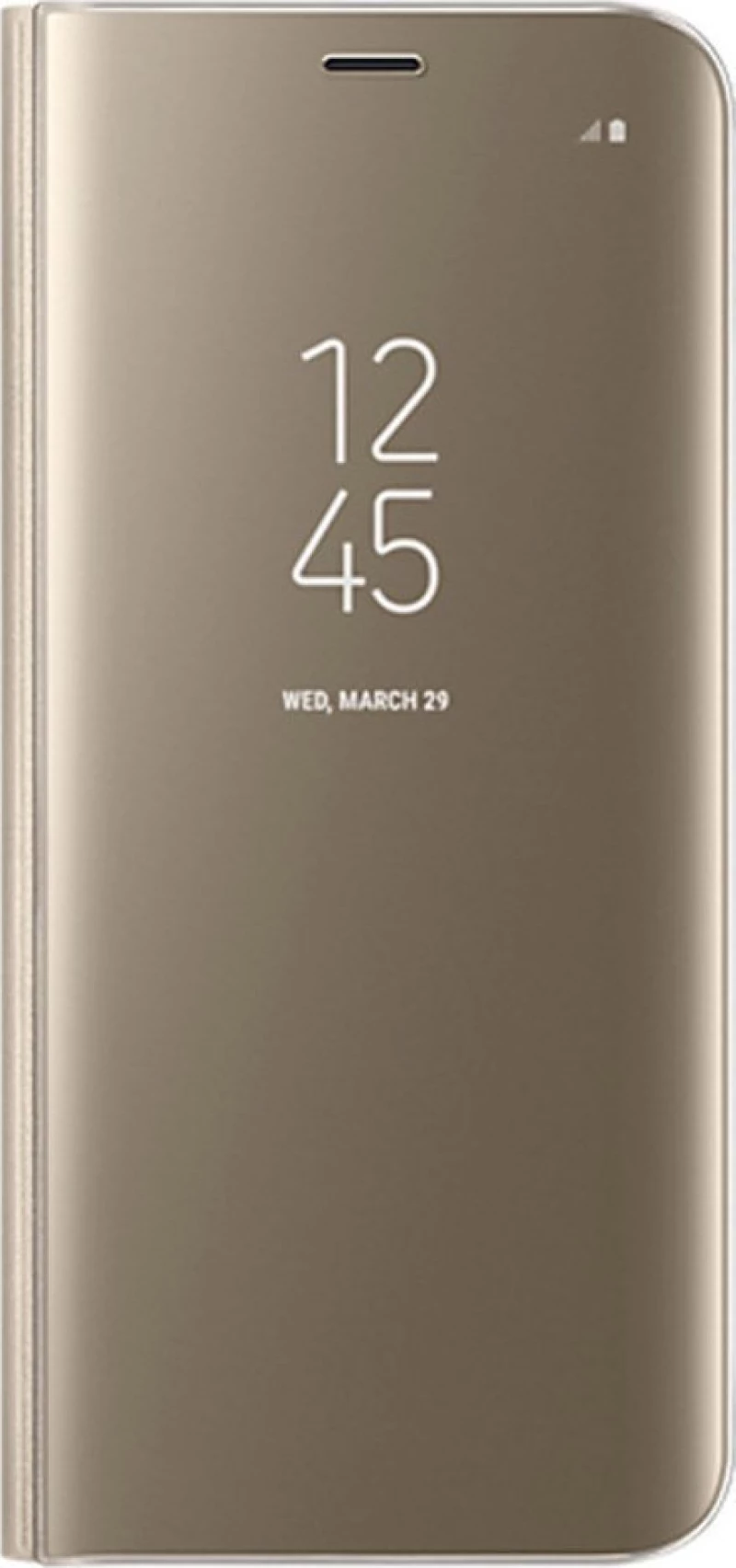 Clear View Book Χρυσό (iPhone XR)
