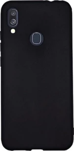 Back Cover Σιλικόνης Μαύρο (Galaxy A40)