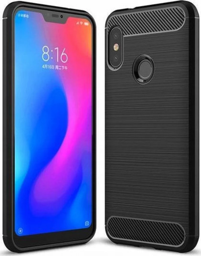 Brushed Carbon Μαύρο (Xiaomi Mi A2 Lite)