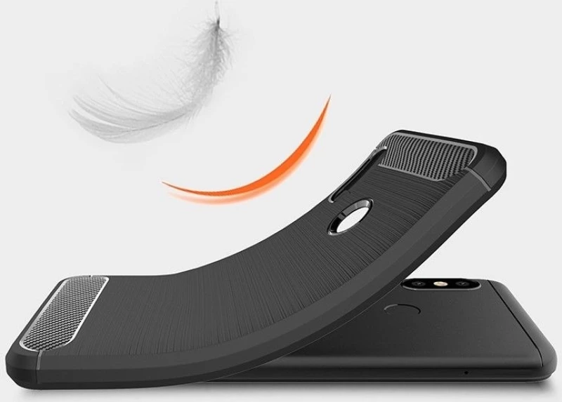 Brushed Carbon Μαύρο (Xiaomi Mi A2 Lite)