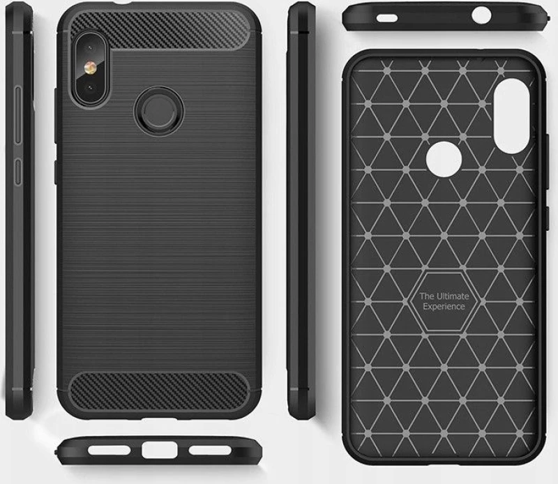 Brushed Carbon Μαύρο (Xiaomi Mi A2 Lite)