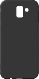 Back Cover Σιλικόνης Μαύρο (Galaxy J6+)