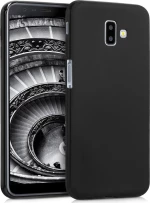 Back Cover Σιλικόνης Μαύρο (Galaxy J6+)