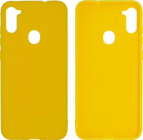 Ancus Back Cover Σιλικόνης Κίτρινο (Galaxy M11)