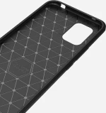 Carbon Fiber Back Cover Σιλικόνης Μαύρο (Xiaomi Mi 10 Lite)