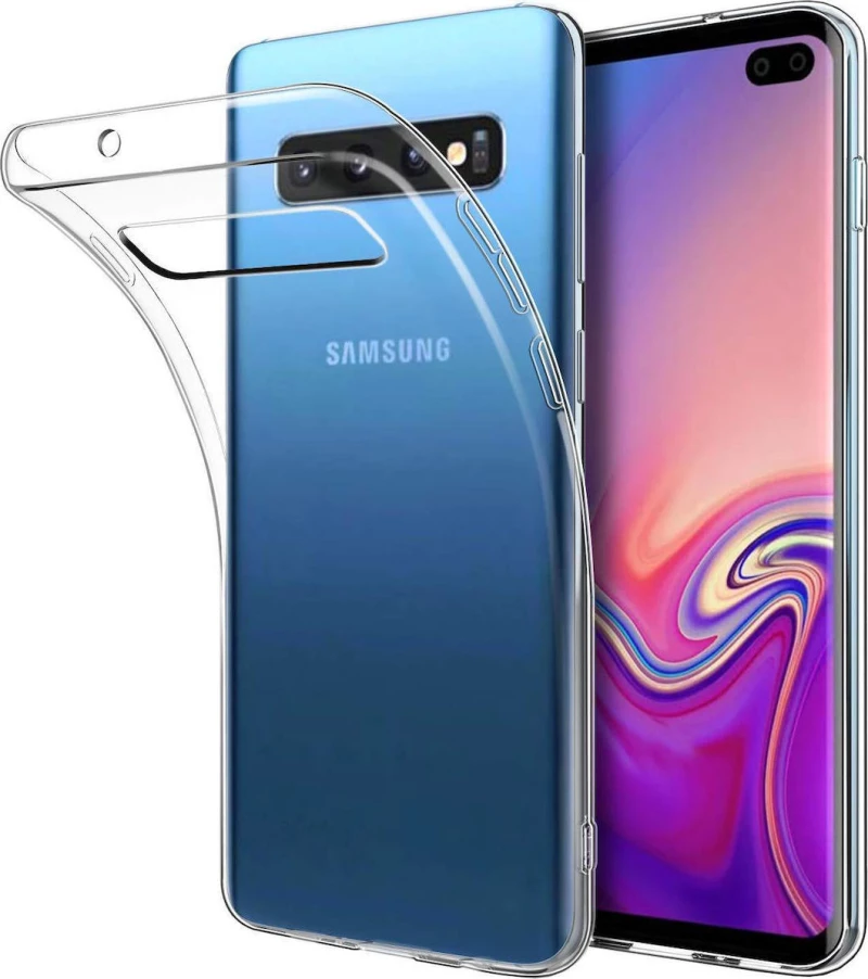 Back Cover Σιλικόνης Διάφανο (Galaxy S10+)