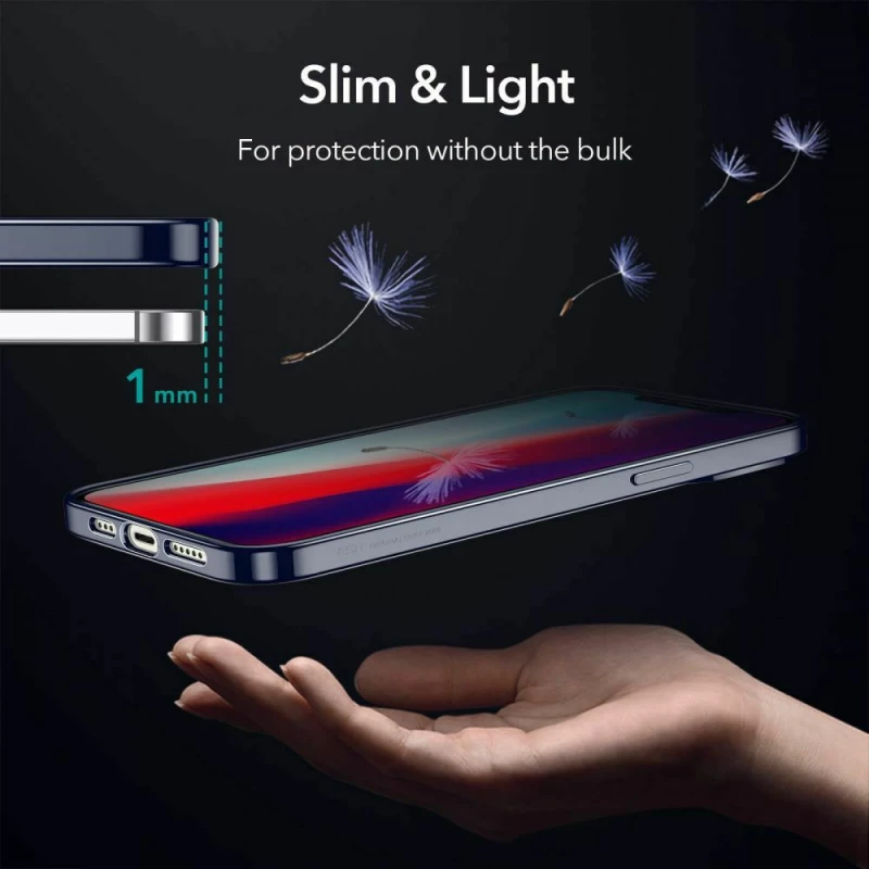 ESR Halo Back Cover Σιλικόνης Μαύρο (iPhone 12 mini)