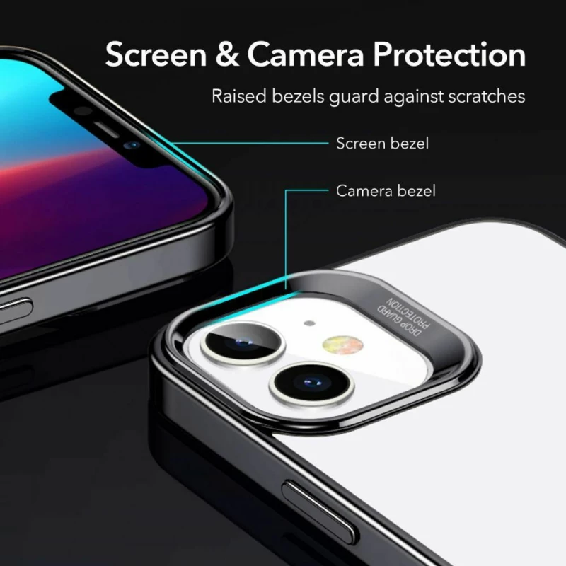 ESR Halo Back Cover Σιλικόνης Μαύρο (iPhone 12 mini)