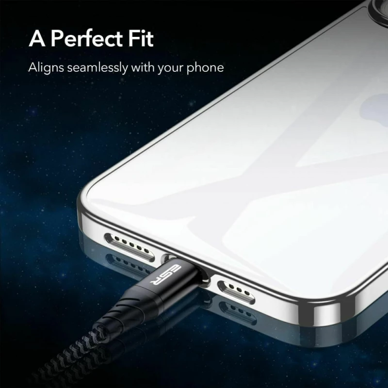 ESR Halo Back Cover Σιλικόνης Μαύρο (iPhone 12 mini)