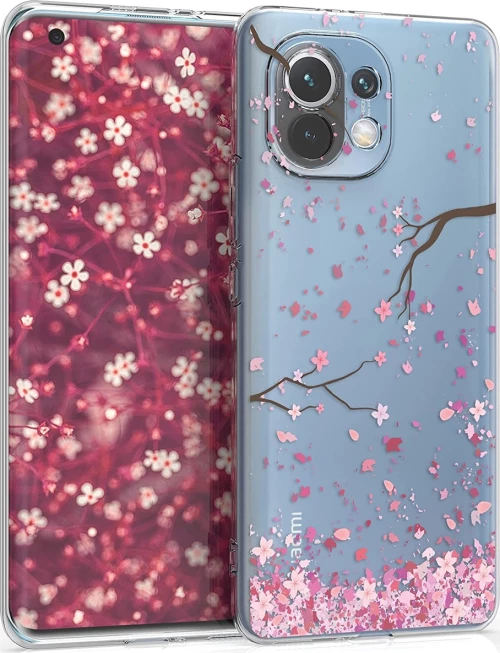 KWmobile Back Cover Σιλικόνης Cherry Blossoms (Xiaomi Mi 11)