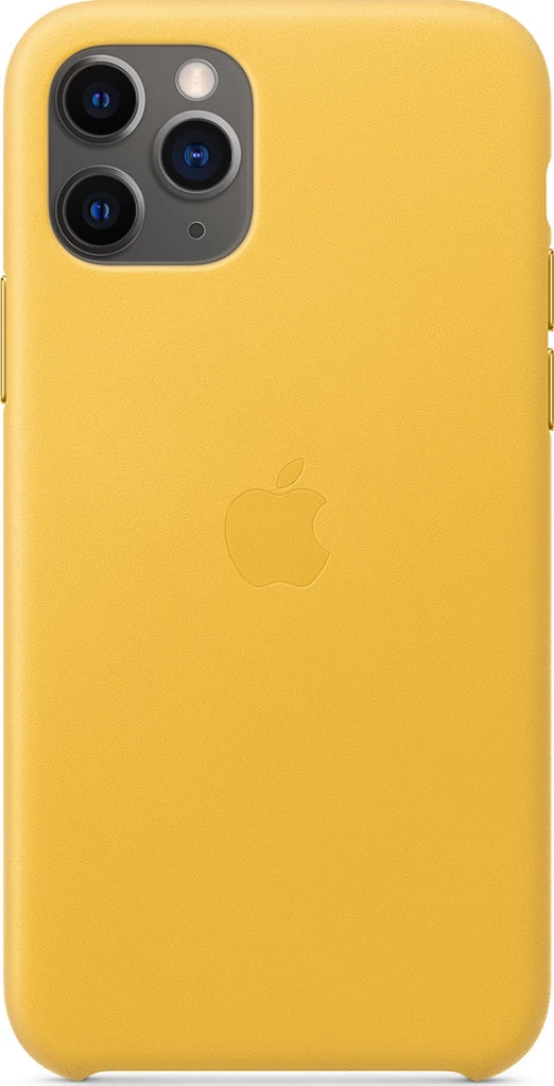 Apple Leather Case Meyer Lemon (iPhone 11 Pro)