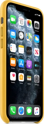 Apple Leather Case Meyer Lemon (iPhone 11 Pro)