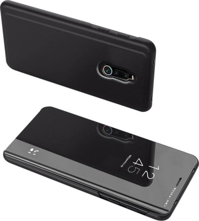 Clear View Book Μαύρο (Redmi 8)